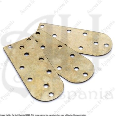 LAMELLAR PLATE BRASS (1 ud.) FOR MEDIEVAL RECREATION MARSHALL HISTORICAL 
