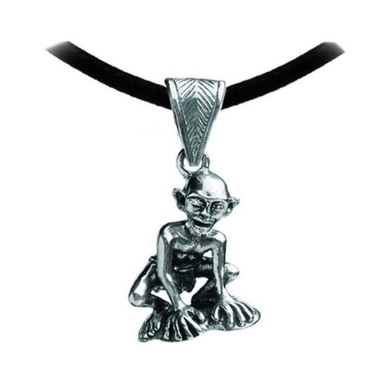 Gollum Pendant, in silver. Of the movie the hobbit
