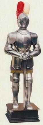 MEDIEVAL ARMOURS OF NATURAL SIZE