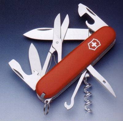 Multi-tool pocket knife. Victorinox swiss army knife