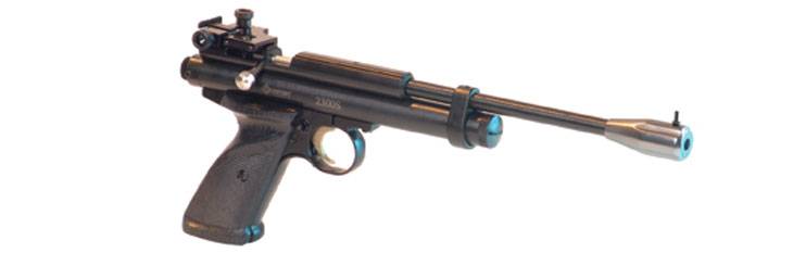 Pistolas de co2 y aire comprimido Crosman 2300S.