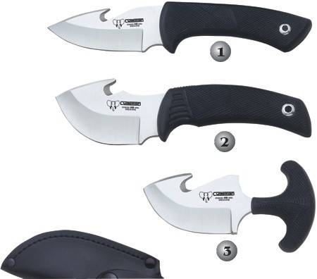 BALCK RUBBER WITH A CHECKERED GRIP KNIVES 133-H, 137-H & 139-H