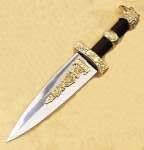 Dagas históricas como la daga de Aquiles, daga Merlin, dagas romanas