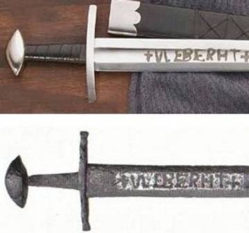 Espada vikinga con la inscripción Ulfberth