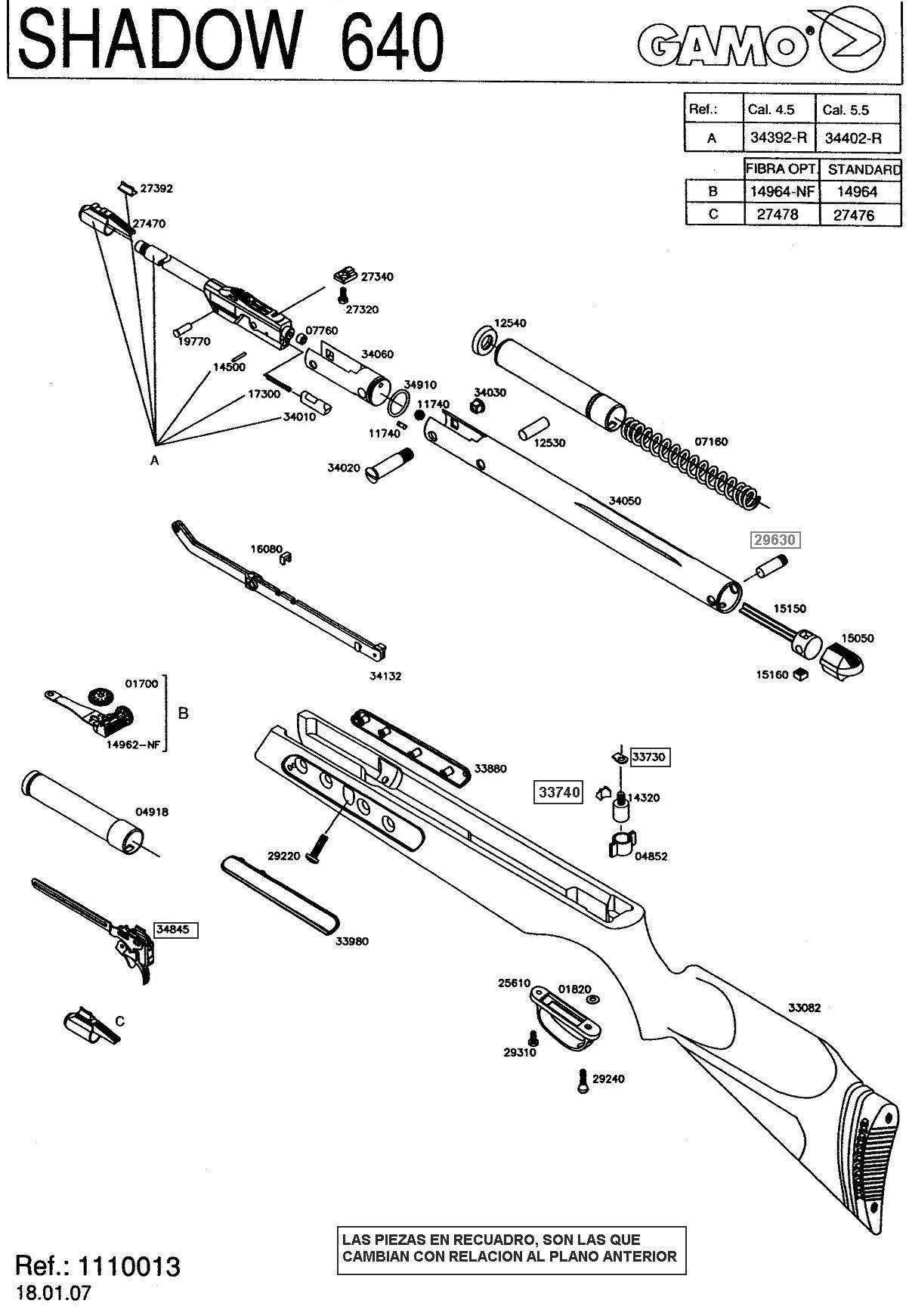 Carabinas de aire comprimido gamo. Gamo 400.