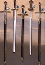 Espada Ivanhoe, espada Hércules, espada Lancerot, espada Odín, espada Carlomagno