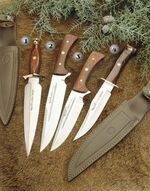 CARIBU KNIFE, JABALI-21E KNIFE, JABALI-17E AND ALBAR KNIFE